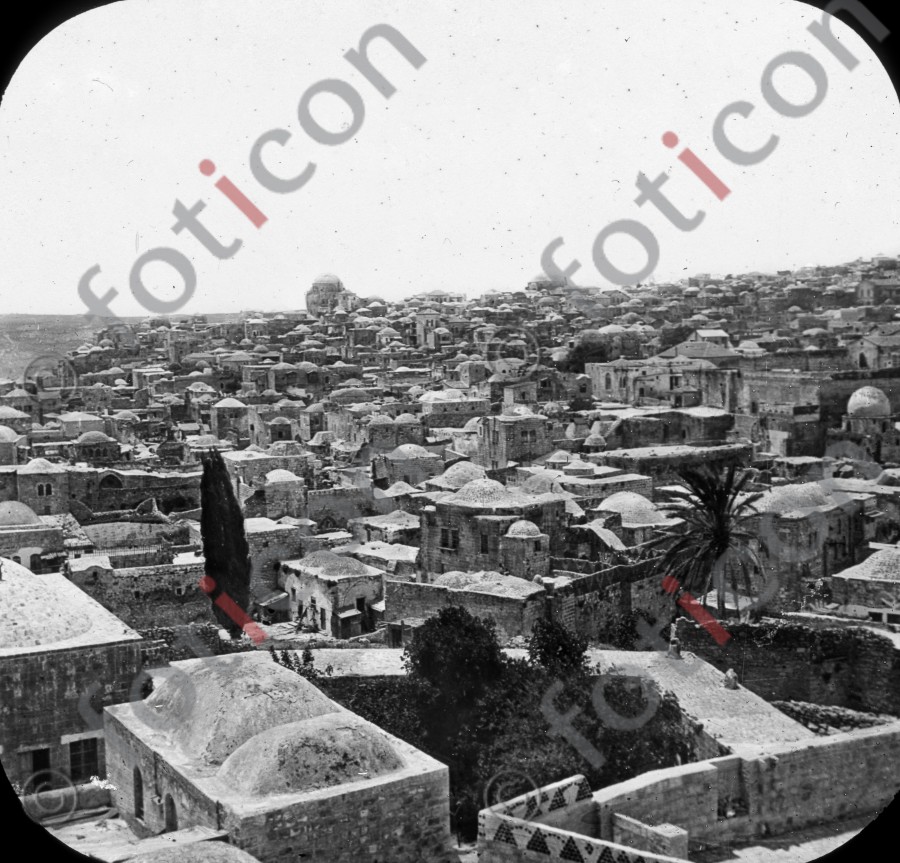 Jerusalem | Jerusalem - Foto foticon-simon-129-021-sw.jpg | foticon.de - Bilddatenbank für Motive aus Geschichte und Kultur